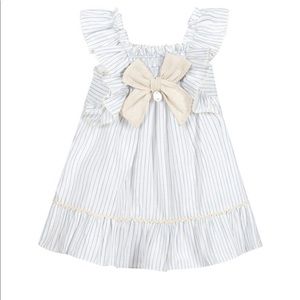 Dr Kid white and blue dress 6 months